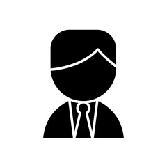 Coach icon in glyph style