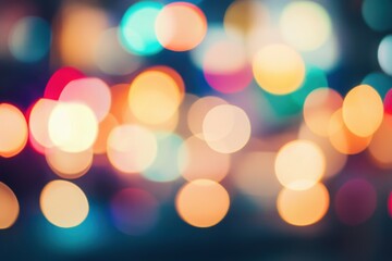 Police lights flash in blurred background during late-night emergency response in urban area, A blurred background scene of flashing police and emergency lights - seamless ing