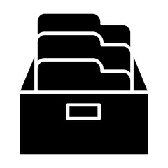 Document icon in glyph style