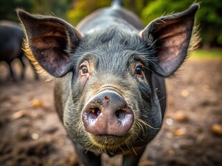 Documentary photography of farm animals.