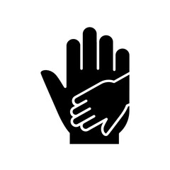 Support icon in glyph style