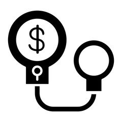 corruption icon in glyph style