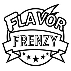 Flavor Frenzy typography t shirt