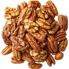 A Delicious Assortment of Freshly Roasted Pecans Perfect for Snacks, Baking, and Healthy Recipes