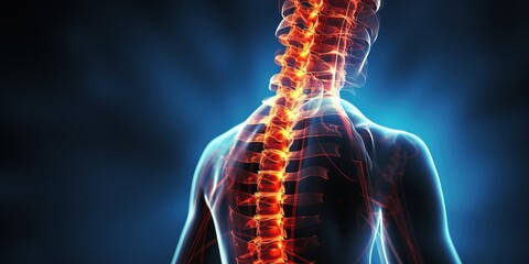 3d rendered illustration of a painful shoulder