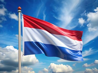 The tricolor flies.  Blue, white, red.  A nation's story unfolds.