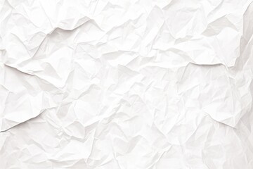 Obraz premium Crumpled White Paper Texture Background
