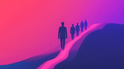 Leader Guiding Team on Luminous Path of Mentorship and Development