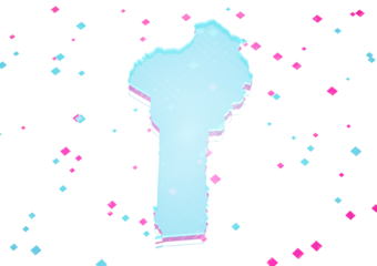 Illuminated Benin Data Map Neon Blue Light On Seamless Pattern Background 3D Illustration