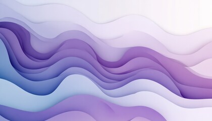 Fototapeta premium Abstract Purple and Blue Wave Pattern Design