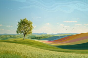 Obraz premium Smart farming dashboard real-time data visualization in nature