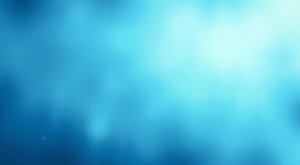 Abstract Blue Background Soft, Blurred Sky or Water Texture
