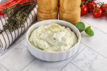 Greek feta dip with oil