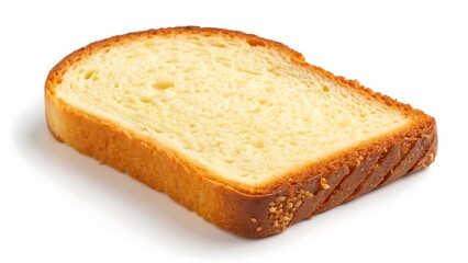 sliced bread isolated on white