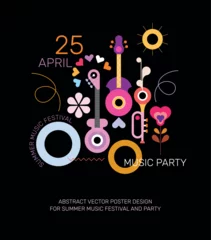 Vector Design Of Music Festival Poster