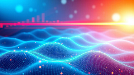 Digital Technology Abstract Background