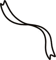 ribbon line doodle