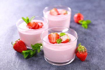 delicious strawberry mousse