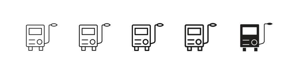 set of 5 pixel perfect welding icon with 1 unexpanded, 1 silhouette, Welding icon with sleek design showcasing metalworking. for industrial, construction and fabrication themes