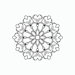 mandala ornamental round ornament
