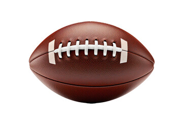 a close up of a football