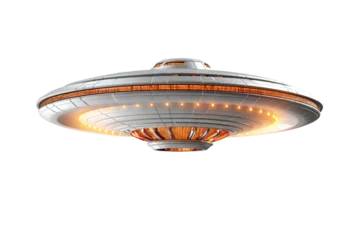 Fototapete a silver and orange ufo © VSTOCK