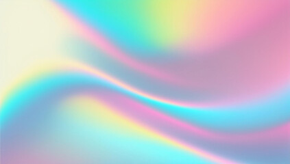 淡いホログラム風グラデーション背景　グラフィック素材　Generated Image