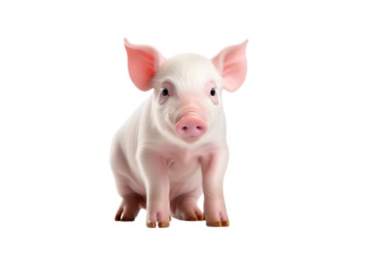 a pig with large ears