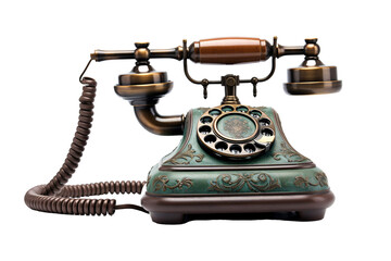 a telephone with a cord