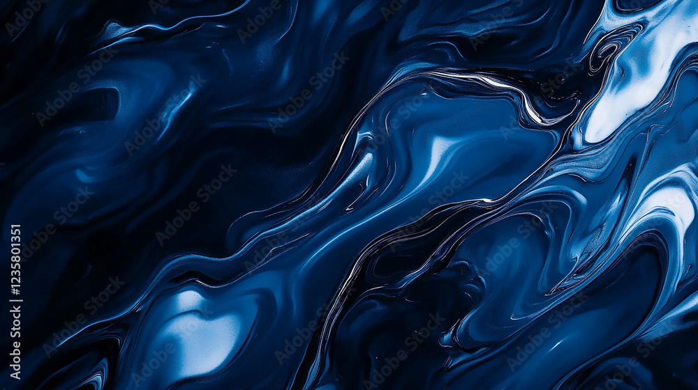 Canvas Prints blue abstract background design blue abstract background in paper cut style