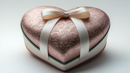 Luxury Heart Box with Embossed Details