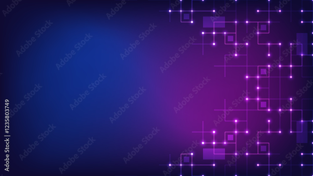 Poster Minimalistic texture with linear squares pattern. Creative idea of modern design with abstract geometric background