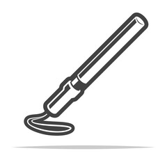 Traffic baton light icon transparent vector isolated