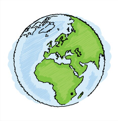 creative world map design vector