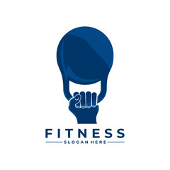 Fitness and Gym logo design template. Modern Fitness and Gym Logo Design Vector