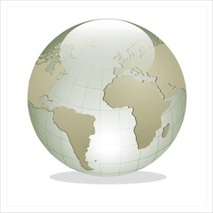 creative world map design vector