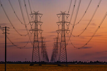 Fototapeta premium Power Lines