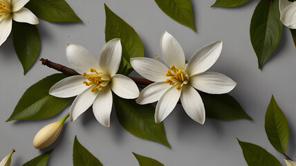 bouquet of lilies,
lily of the valley