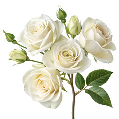 Bouquet of white roses