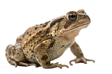 Fototapeta premium Toad Isolated on Transparent PNG Background