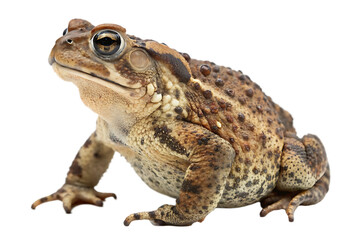 Fototapeta premium Toad Isolated on Transparent PNG Background