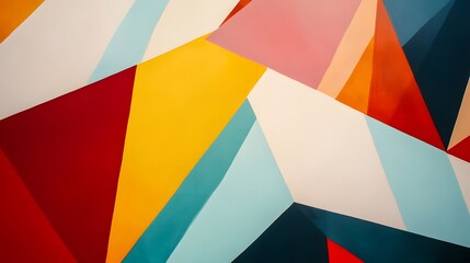 Angular Geometric Art with Intricate Patterns