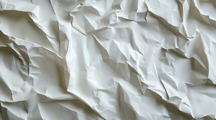 Obraz premium wrinkled white paper background 