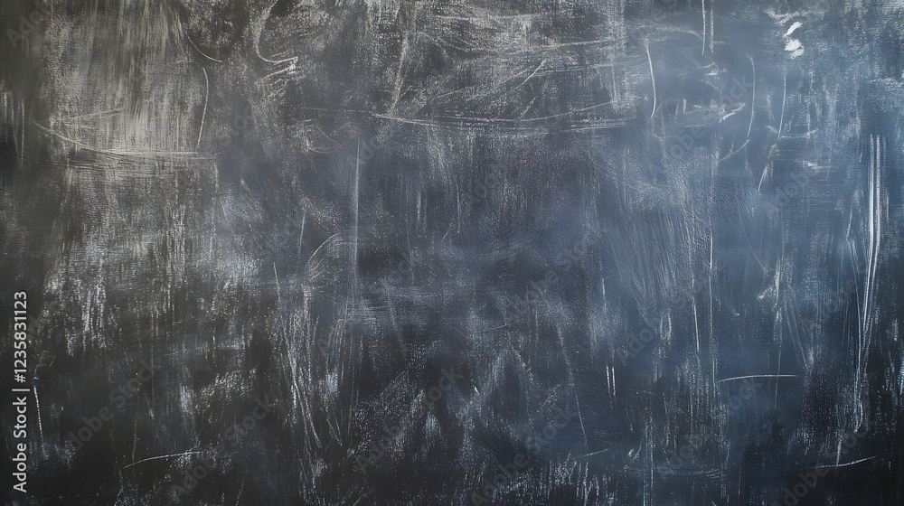 Aufkleber aged worn chalkboard or blackboard surface with distressed grungy texture and chalk scribbles or mar