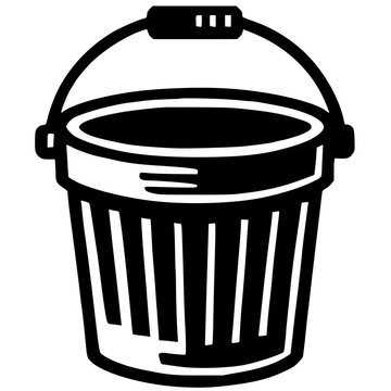 recommend clip art: Vector design bucket silhouette