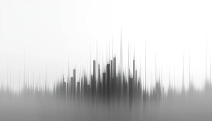 Abstract Cityscape Skyline Digital Art Impression