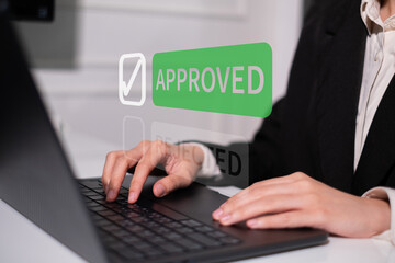 Professional entrepreneur businessman point select approved deal success achievement agreement concept