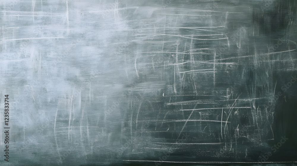 Poster blackboard or chalkboard background with blank empty and grungy textured surface vintage slate effec