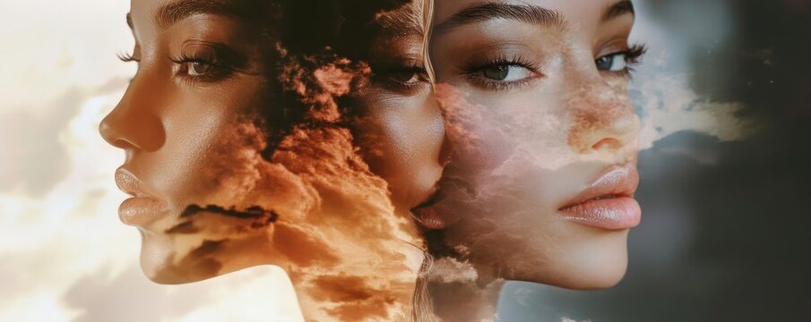 People Face Avatar Collage, 