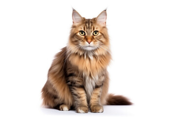 Obraz premium cat breed York Chocolate isolated on white